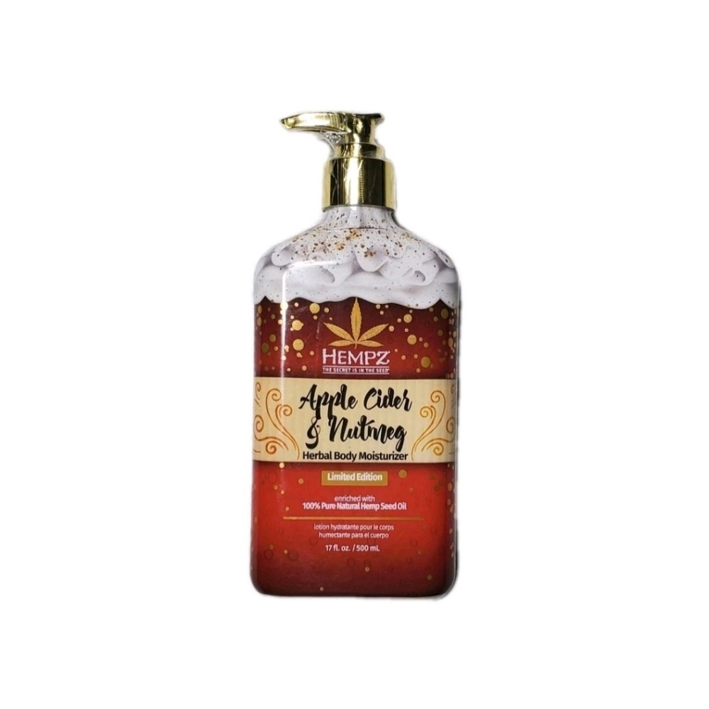 Hempz Apple Cider & Nutmeg Herbal Body Moisturizer 17oz - Limited Edition Scent